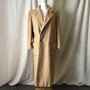Vintage I. Magnin Regency Pure Camel Hair Maxi Coat Tan Camel Women's Size 8